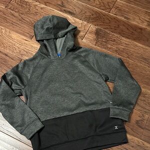 Xersion Gray and Black Kids Hoodie size Large